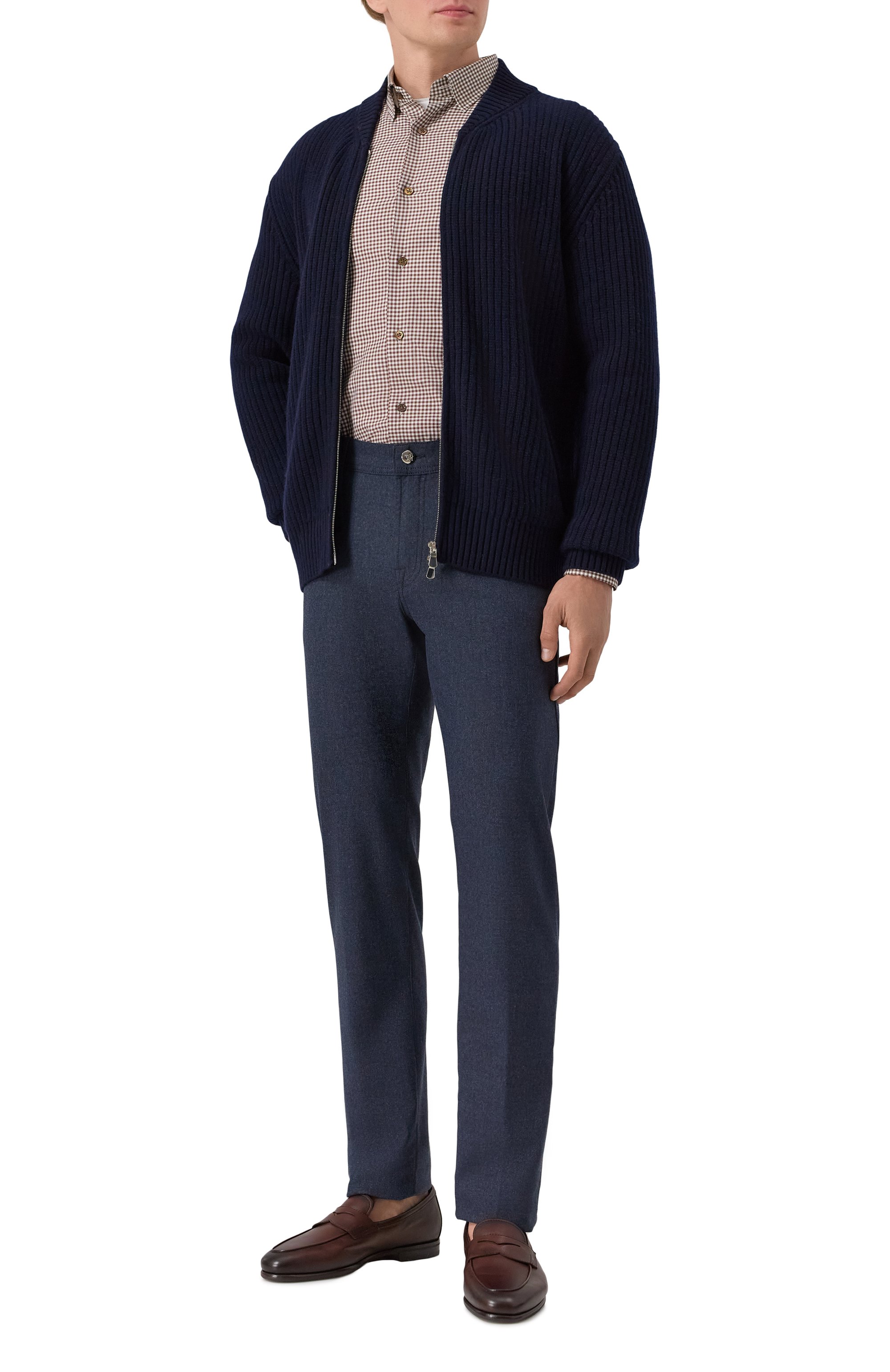 Брюки из шерсти и кашемира MARCO PESCAROLO, арт. NERAN0M/5229, фото 2