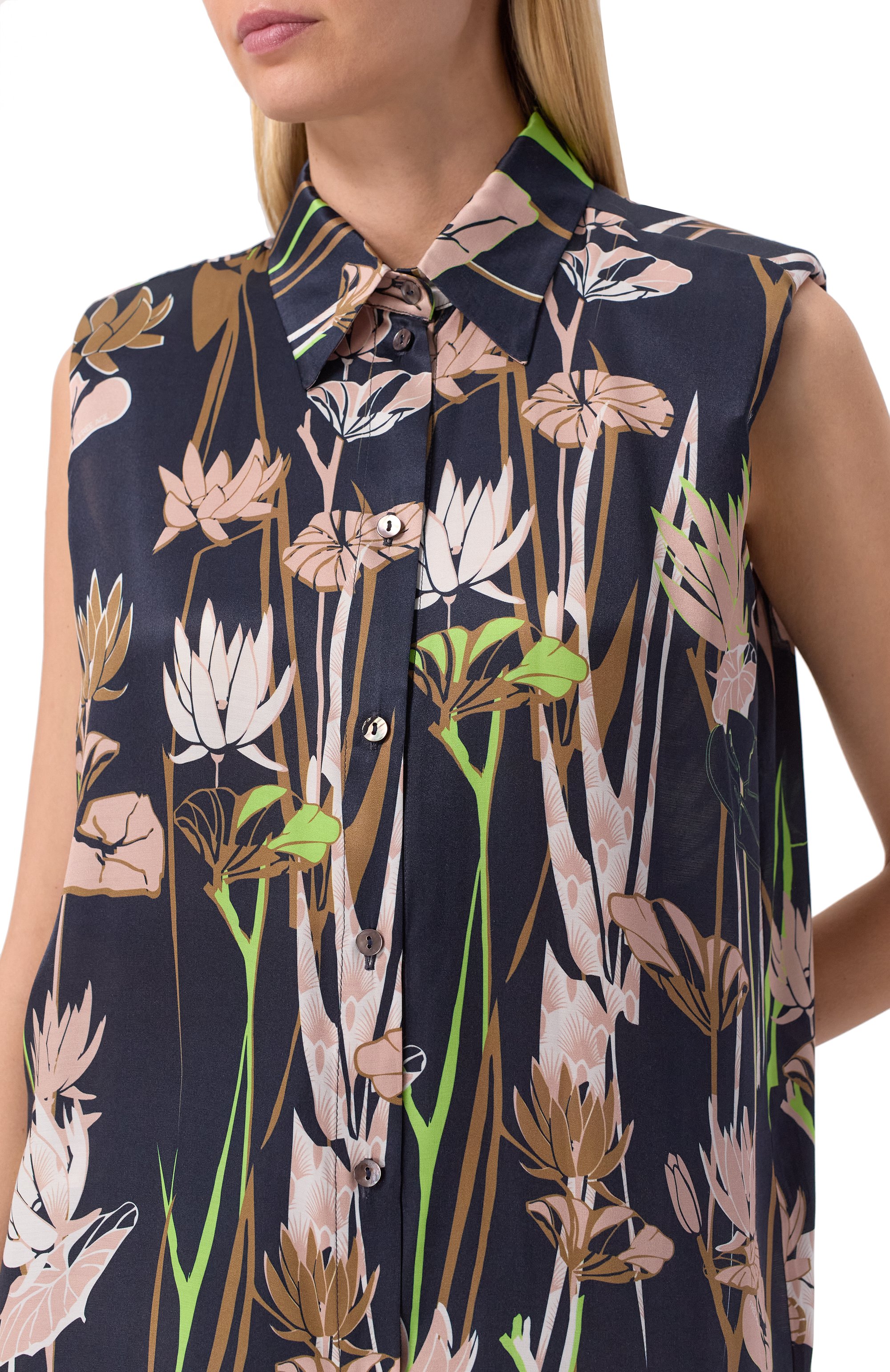 Атласная блузка FREEAGE, арт. WS25.BL017M.6001.499, фото 5