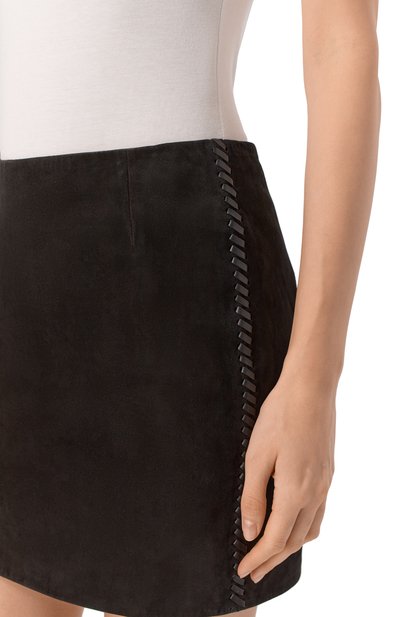 Замшевая юбка 12 STOREEZ, арт. 130331, фото 5