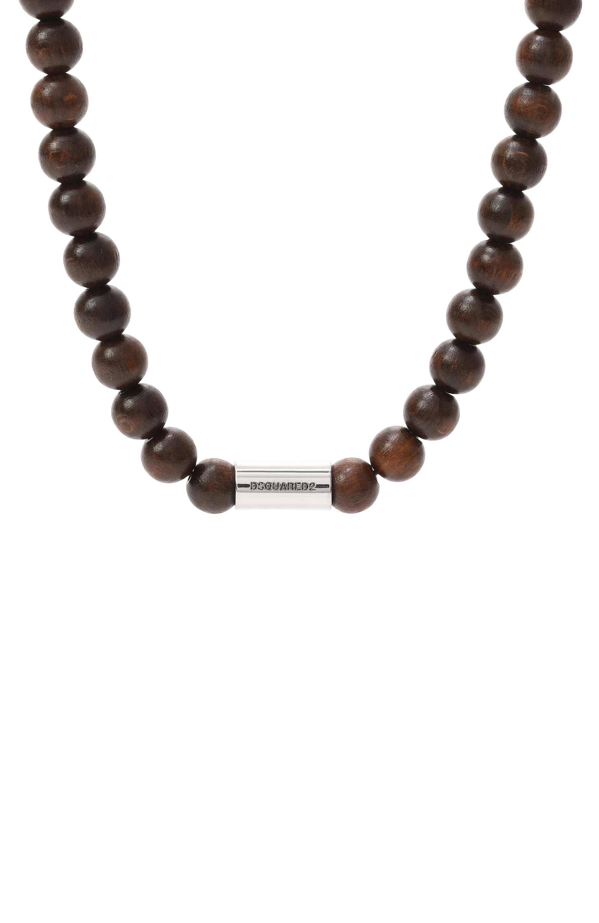 Колье DSQUARED2 коричневого цвета по цене 38200 руб., арт. NEW0326 28500492, фото 3 Колье DSQUARED2, арт. NEW0326 28500492, фото 3