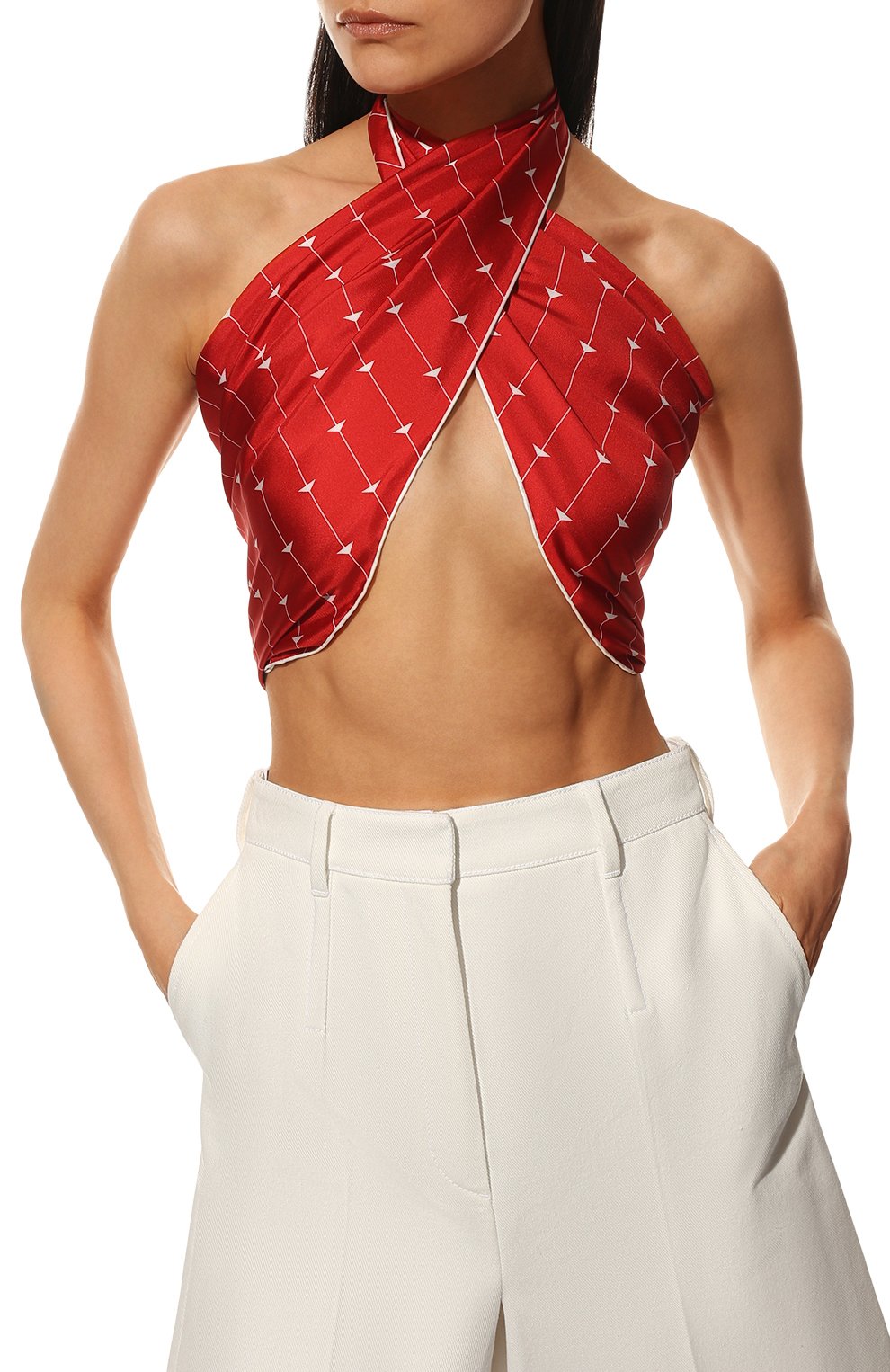 Шелковый платок PRADA, арт. 1FF001-2DTR-F0976, фото 5