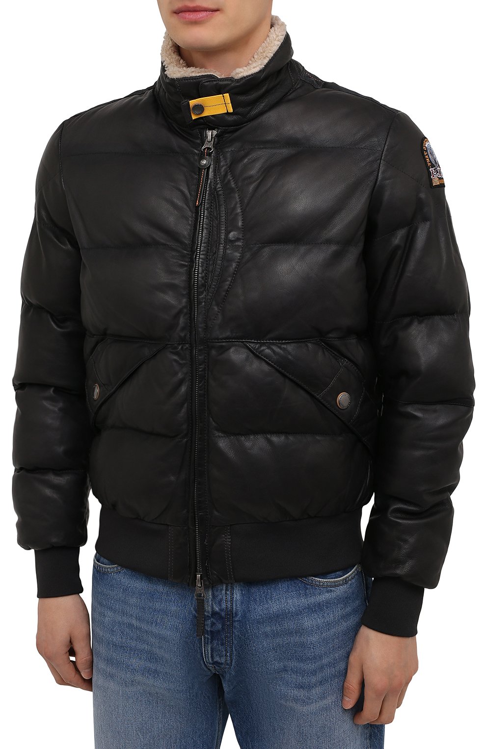 Кожаный бомбер PARAJUMPERS, арт. LE03/ALF LEATHER, фото 3