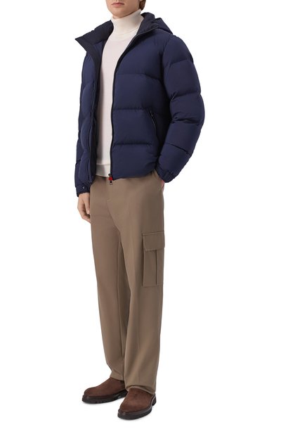 Пуховик KITON синего цвета по цене 858000 руб., арт. UW2467V0427L, фото 2 Пуховик KITON, арт. UW2467V0427L, фото 2