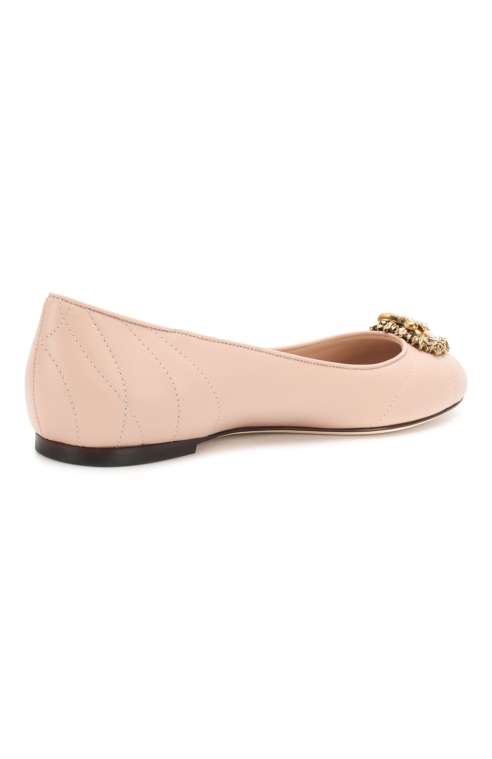 Кожаные балетки devotion DOLCE & GABBANA, арт. CB0173/AV967, фото 4