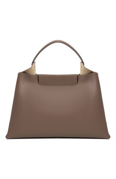 Женская сумка elieze medium REE PROJECTS бежевого цвета, арт. AW22/ELIEZMED1SC | Фото 6 (Ремень/цепочка: На ремешке; Сумки-технические: Сумки top-handle; Размер: medium; Материал: Натуральная кожа; Драгоценные камни: Проставлено; Материал сплава: Проставлено; Нос: Не проставлено; Региональные ограничения белый список (Axapta Mercury): Не проставлено)