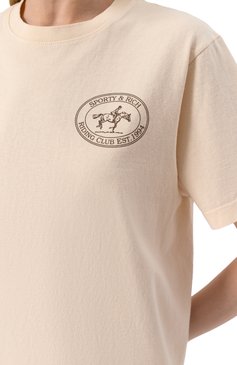 Хлопковая футболка SPORTY AND RICH, арт. T0043612244CR01, фото 5