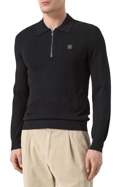 Хлопковое поло HUGO, арт. 50533346, фото 3