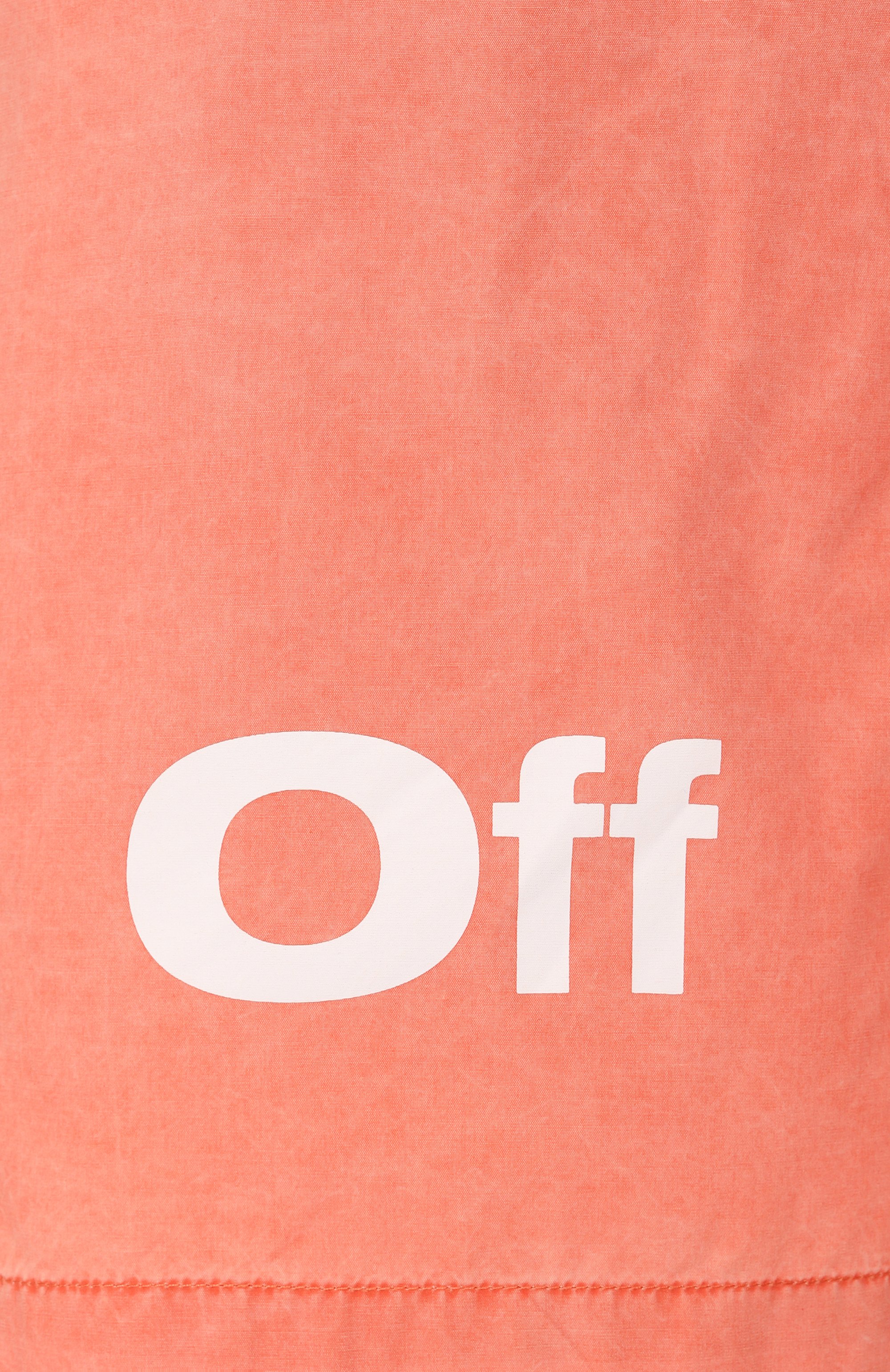 Плавки-шорты OFF-WHITE кораллового цвета по цене 43950 руб., арт. 0MFA020F22FAB002, фото 4 Плавки-шорты OFF-WHITE, арт. 0MFA020F22FAB002, фото 4