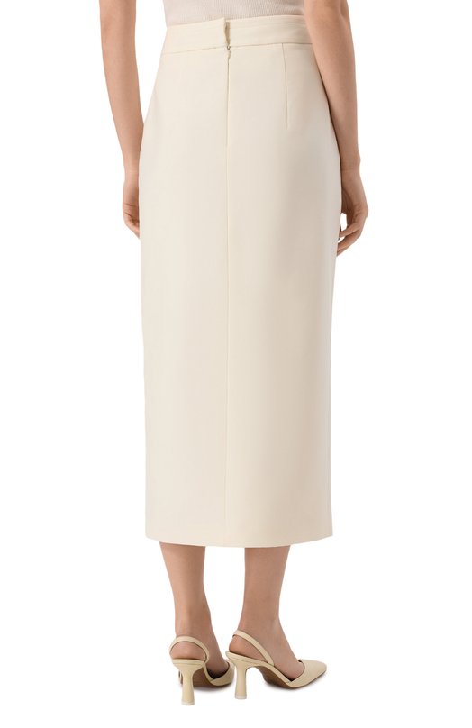 Шерстяная юбка Shervarli SK23-0001 Кремовый  SK23-0001 Фото 4