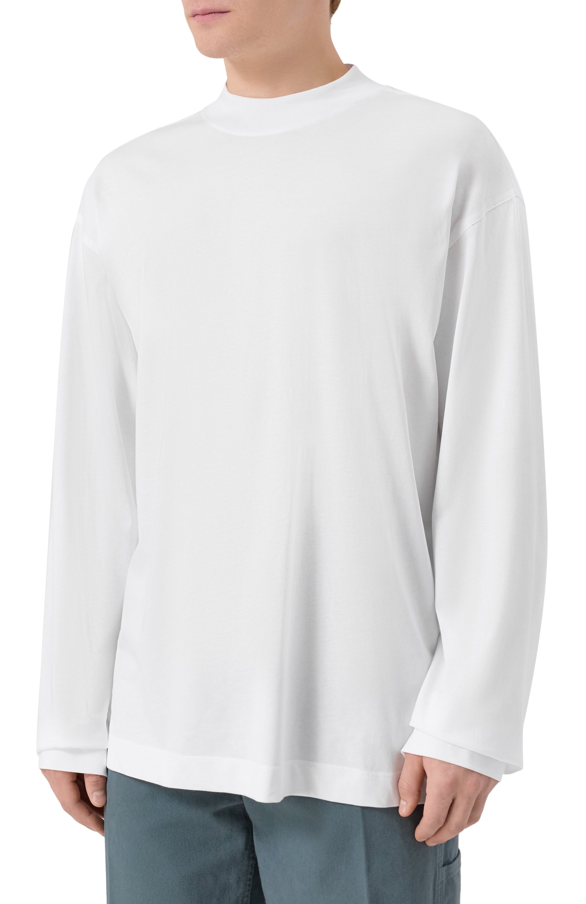 Хлопковый лонгслив DRIES VAN NOTEN, арт. 021104-2600-001, фото 3