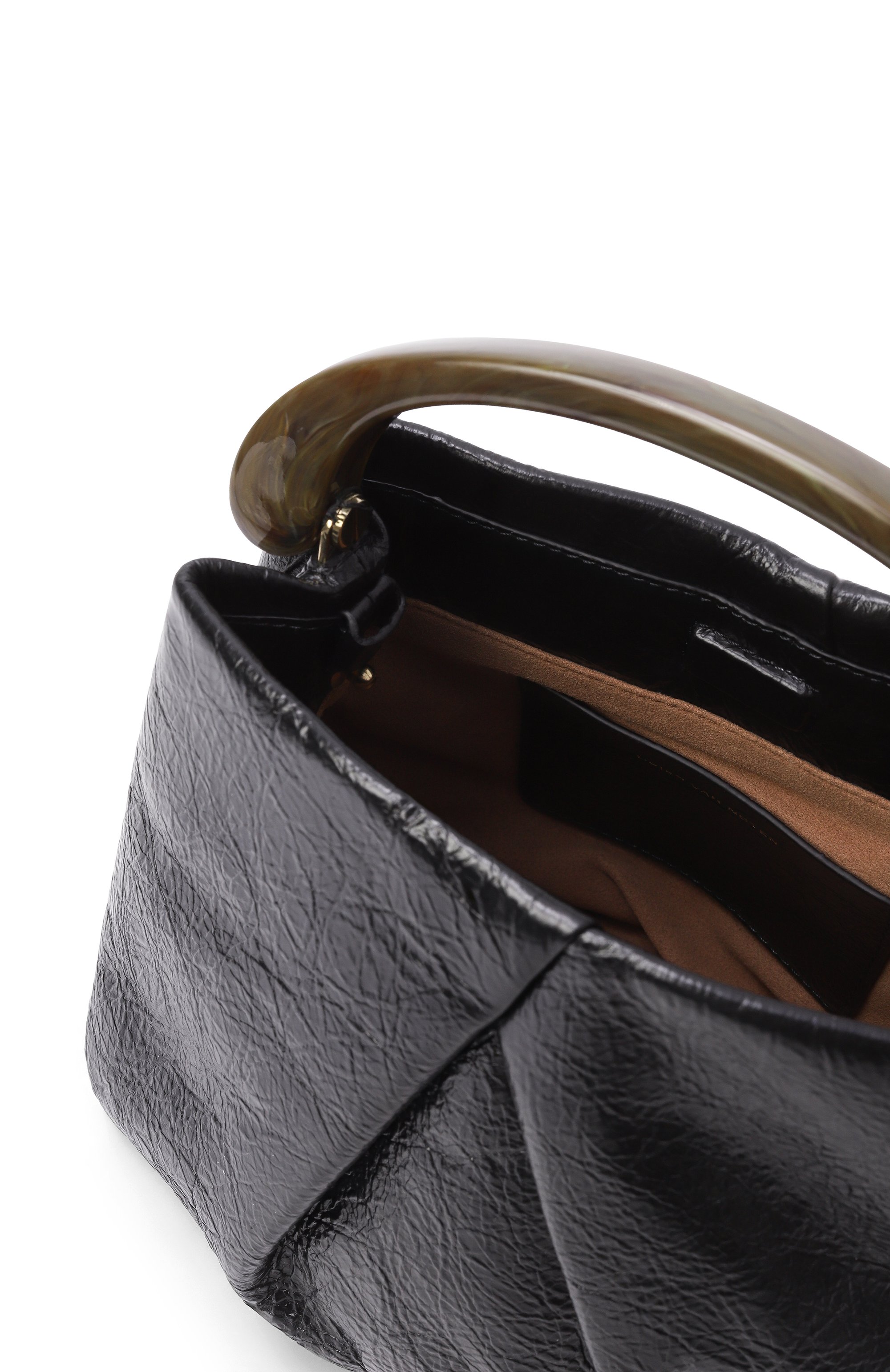 Сумка DRIES VAN NOTEN черного цвета по цене 113000 руб., арт. 252-011524-150, фото 5 Сумка DRIES VAN NOTEN, арт. 252-011524-150, фото 5