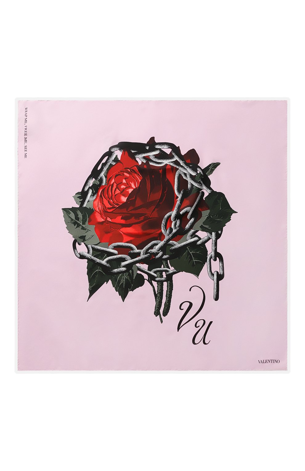 Шелковый платок valentino x undercover VALENTINO, арт. SW0EI114/ZWB, фото 3