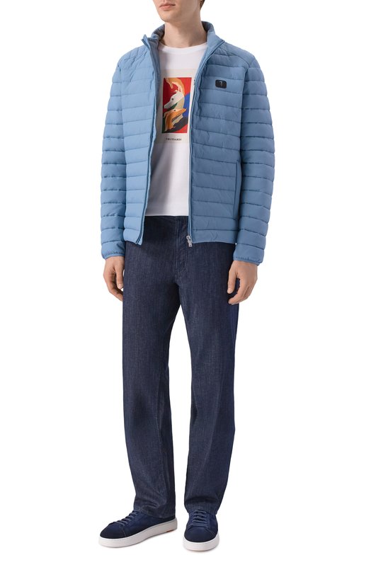 Утепленная куртка Trussardi F005M000036N Синий  F005M000036N Фото 2