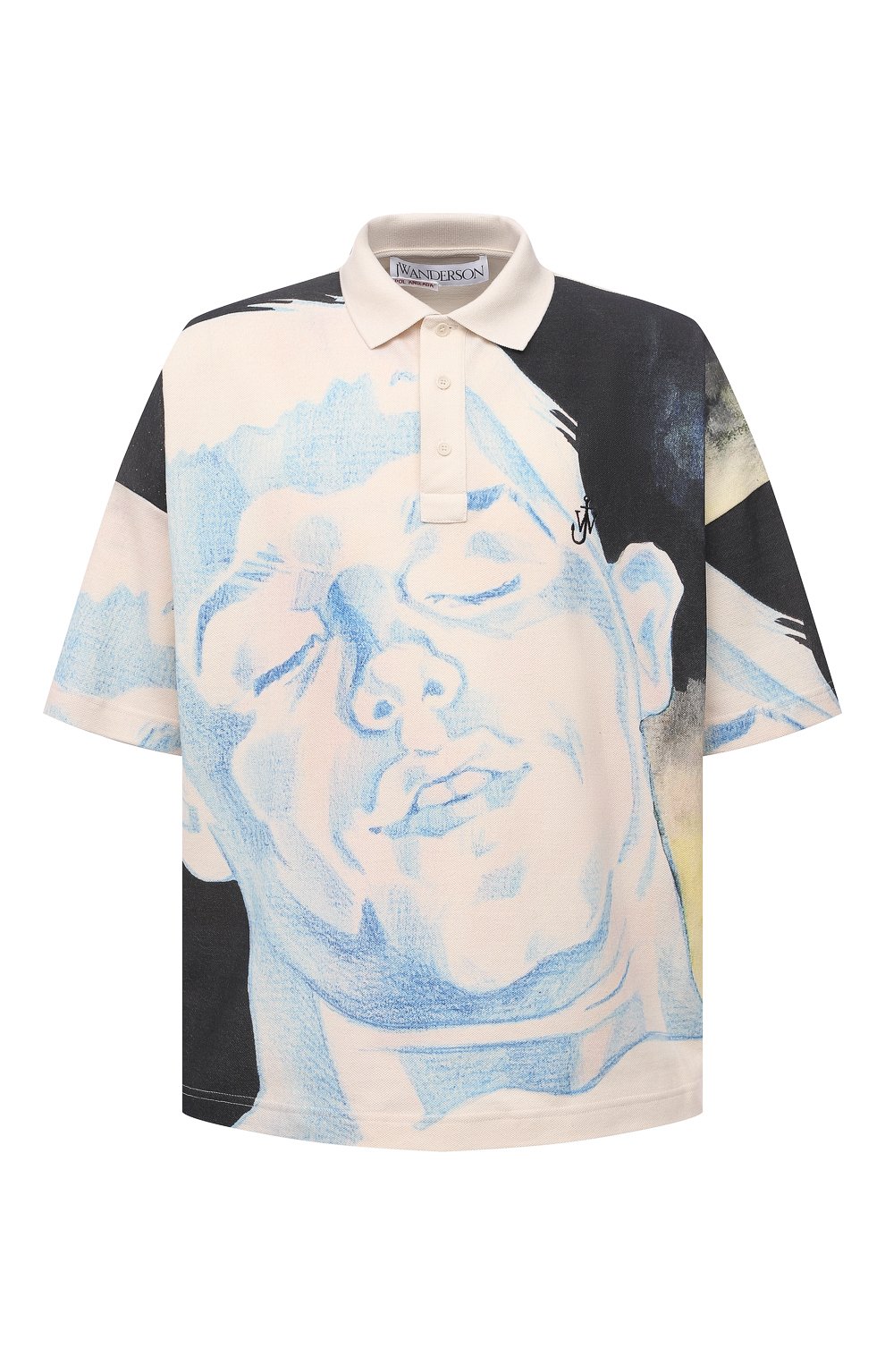 Хлопковое поло j.w. anderson x pol anglada JW ANDERSON, арт. J00011 PG0476, фото 1