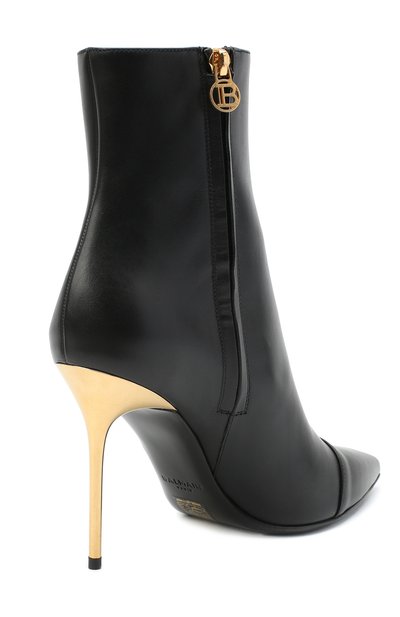 Кожаные ботильоны roni BALMAIN, арт. VN1C522/LGDT, фото 4