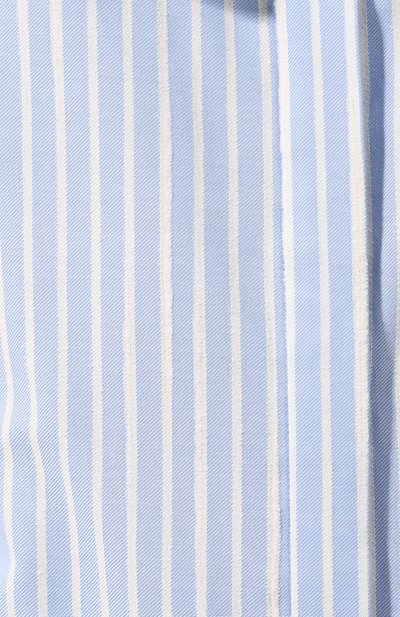 Хлопковое платье VICTORIA, VICTORIA BECKHAM, арт. DRVV 647 SS19 CHAMBRAY STRIPE, фото 5