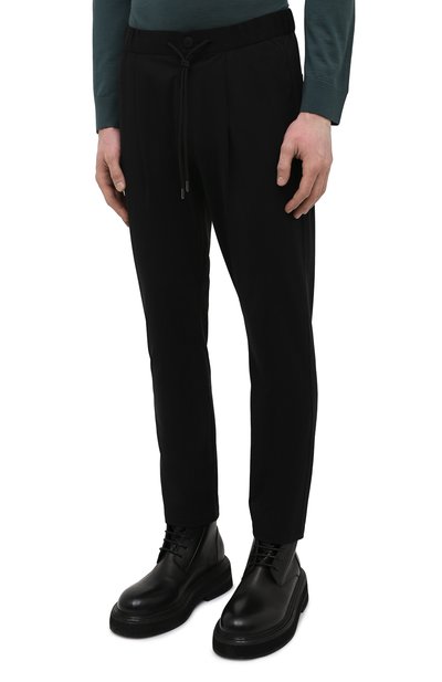 Брюки KAZUYUKI KUMAGAI черного цвета по цене 41050 руб., арт. AP11-225, фото 3 Брюки KAZUYUKI KUMAGAI, арт. AP11-225, фото 3