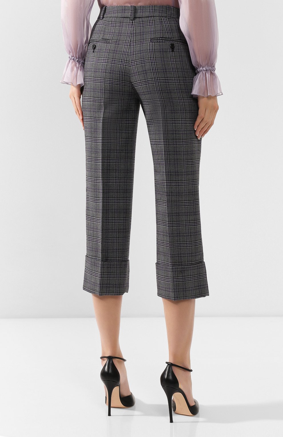 Шерстяные брюки MICHAEL KORS COLLECTION, арт. 210AKN503, фото 4