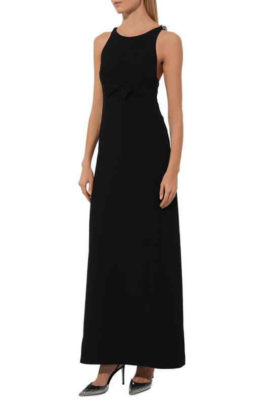 Платье из вискозы Giambattista Valli 24FWSVCA555L-88J0K Чёрный  24FWSVCA555L-88J0K Фото 3