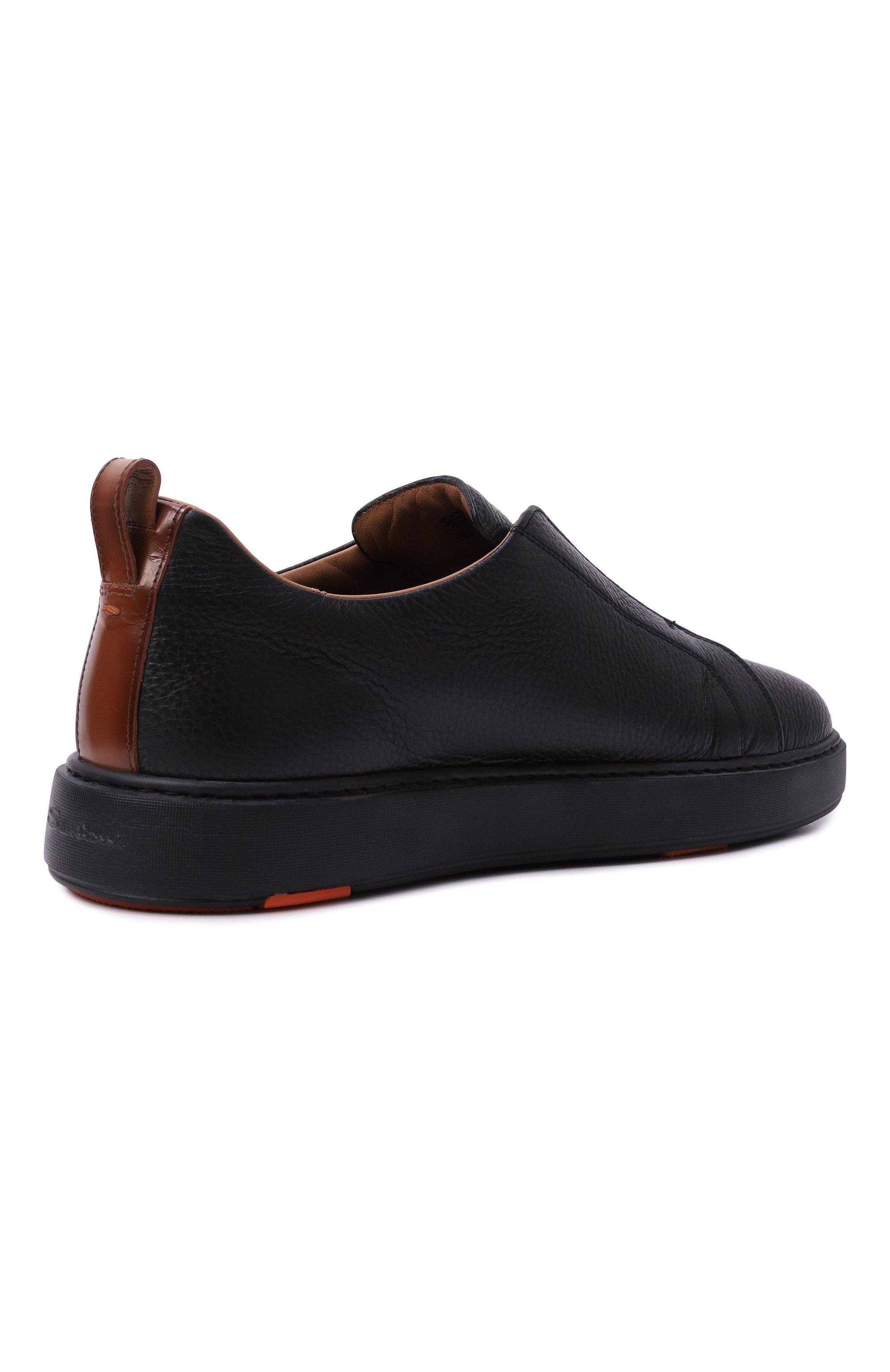 Кожаные кеды cleanic SANTONI, арт. MBCG21995NEATLLD, фото 5