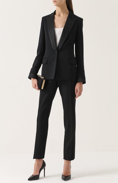 Приталенный жакет с шелковыми узкими лацканами TOM FORD, арт. GI2414/FAX105, фото 2