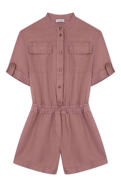 Комбинезон изо льна и вискозы BRUNELLO CUCINELLI, арт. BD698Q411B