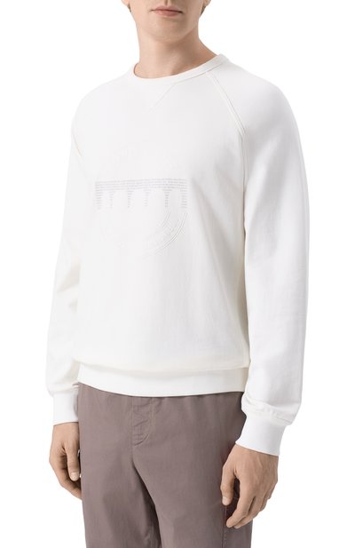 Хлопковый свитшот BRUNELLO CUCINELLI, арт. MM8369017G, фото 3