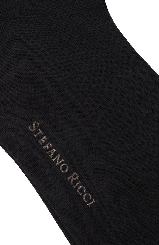 Хлопковые носки Stefano Ricci C037UN0006/C037UN Чёрный  C037UN0006/C037UN Фото 2