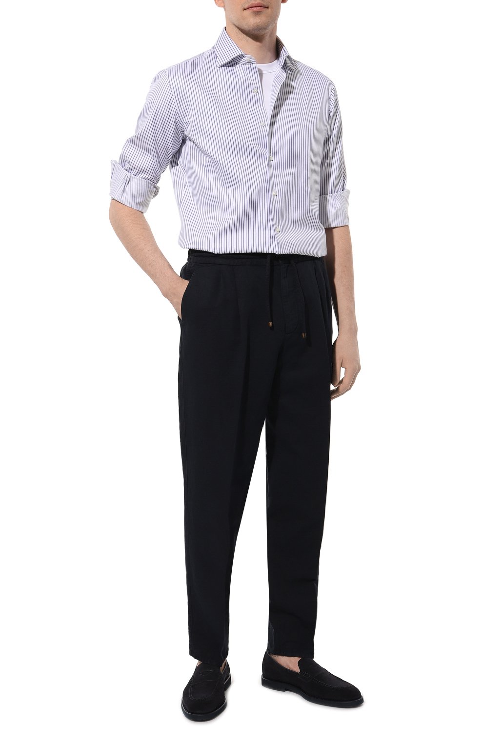 Замшевые пенни-лоферы DOUCAL'S, арт. DU3294SAL0UF106BB00, фото 2