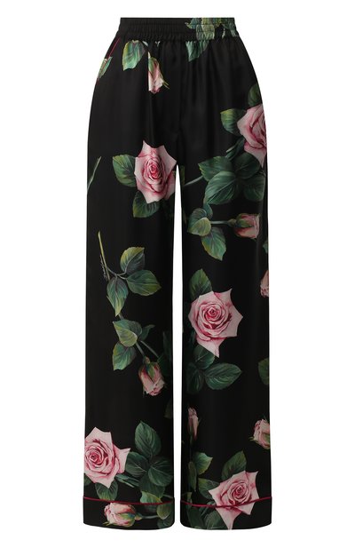 Женские шелковые брюки DOLCE & GABBANA, арт. FTAMPT/HS190