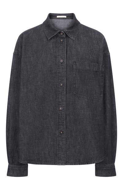 Женская джинсовая рубашка light  12 STOREEZ, арт. 137734