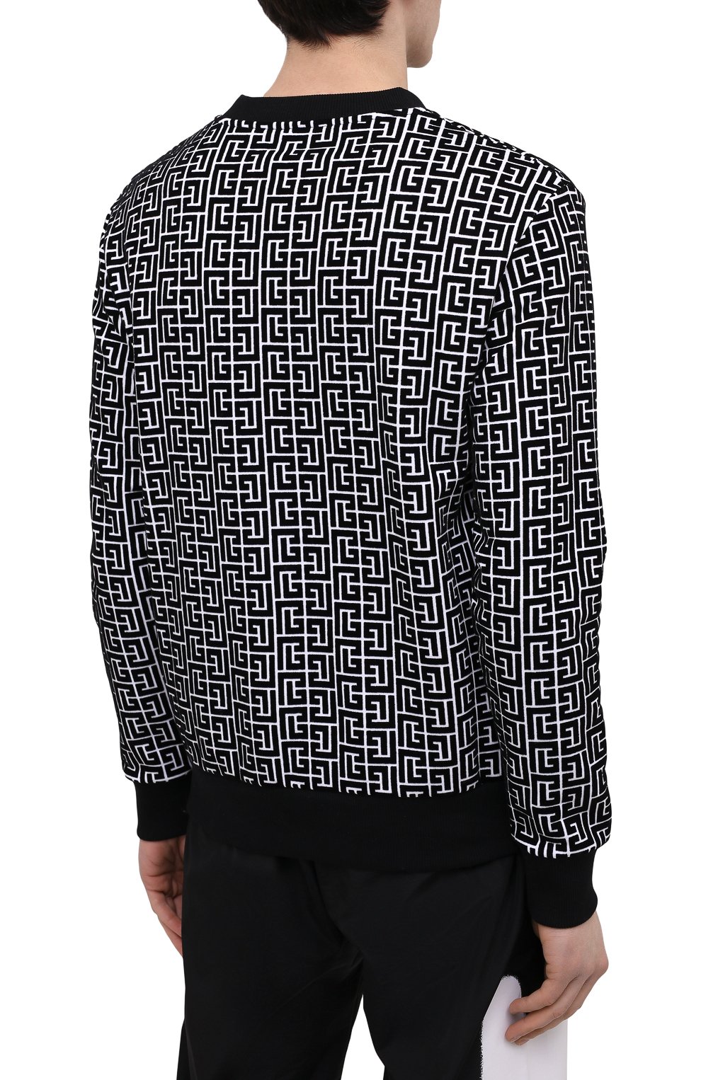 Хлопковый свитшот BALMAIN, арт. VH0JQ040/B089, фото 4