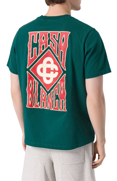 Хлопковая футболка CASABLANCA, арт. MS25JTS00106, фото 4