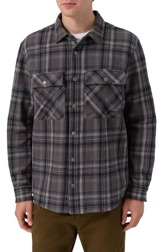 Хлопковая рубашка Ksubi MSP25SH016 Серый  MSP25SH016 Фото 3