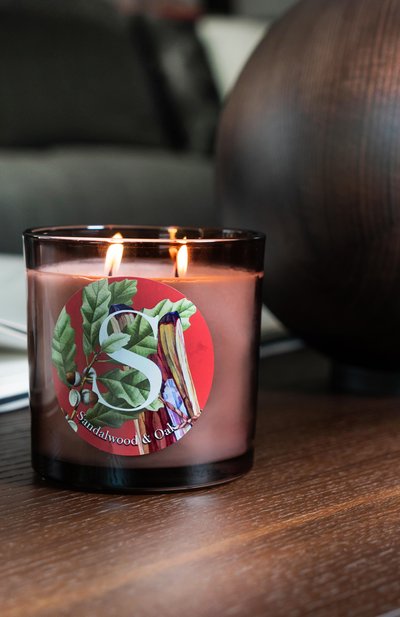 Свеча sandalwood & oak (900g) PERNICI, арт. 8001962085588, фото 2