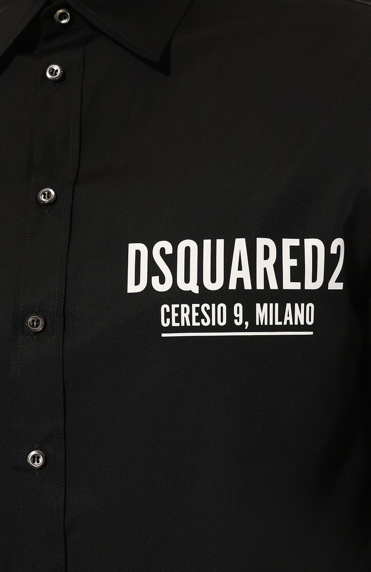 Хлопковая рубашка DSQUARED2, арт. S74DM0652/S36275, фото 1