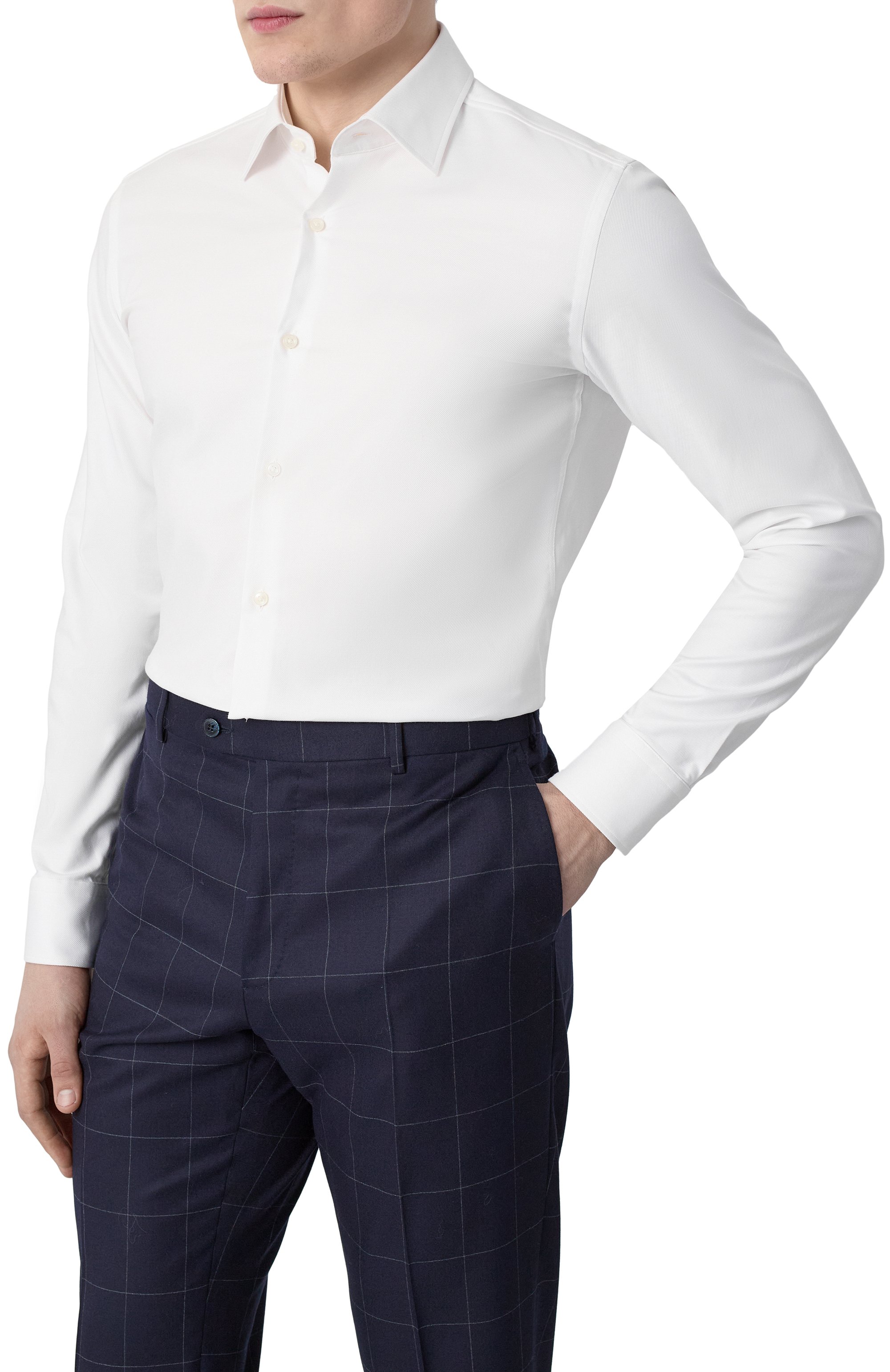 Хлопковая сорочка BOSS, арт. 50527238, фото 3