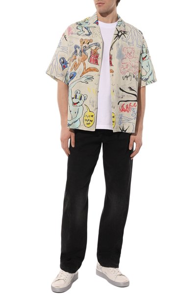 Рубашка из вискозы DOMREBEL, арт. SCRIBBLE/CAMP SHIRT, фото 2