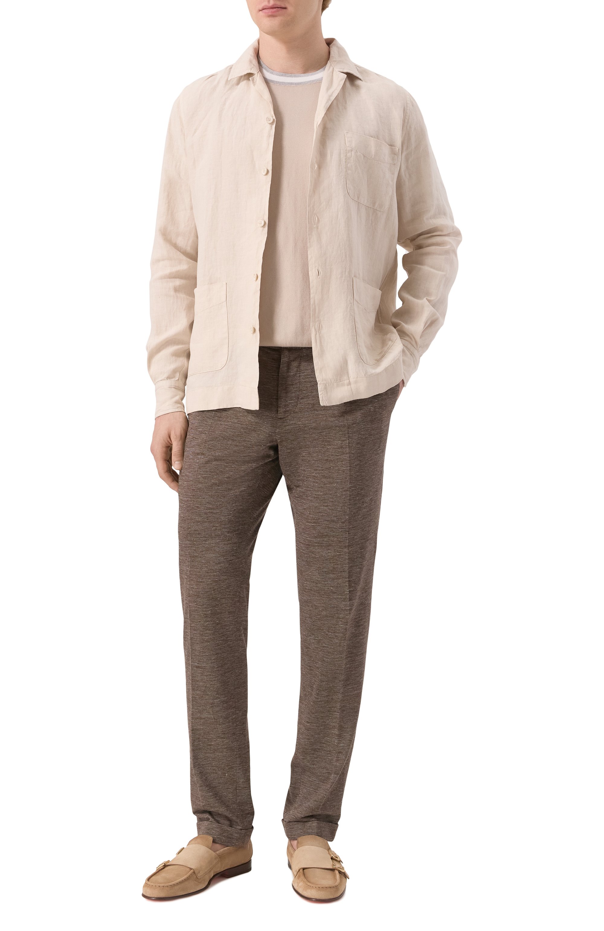 Льняная рубашка BOGLIOLI, арт. 60200Q/SB5752, фото 2