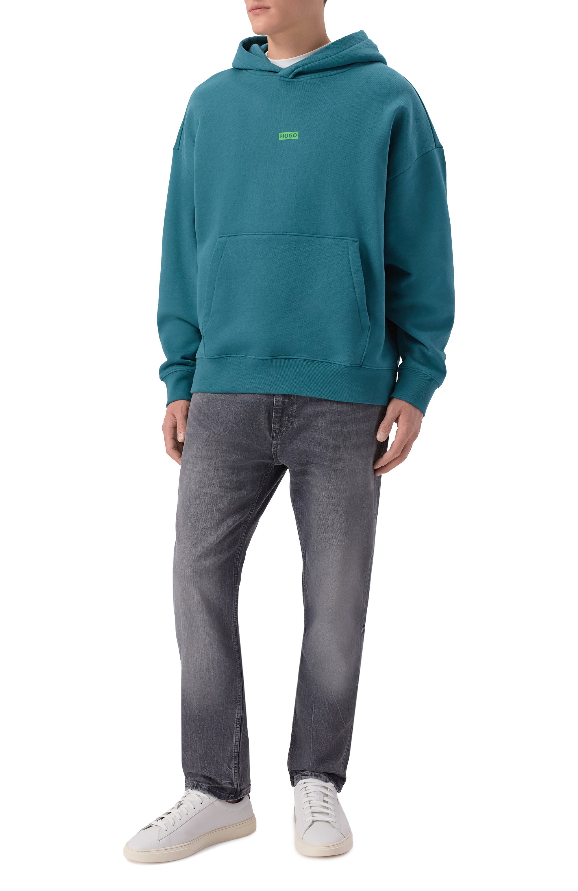 Хлопковое худи HUGO BLUE, арт. 50510724, фото 2