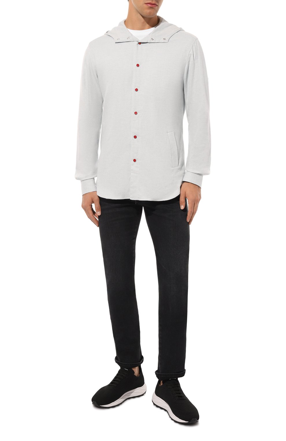 Текстильные кроссовки KITON, арт. USSA200N0110005, фото 2