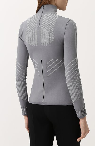 Приталенная водолазка с длинным рукавом PRADA, арт. P26279-1QMC-F078H, фото 4