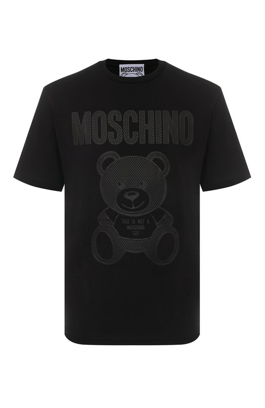 

Хлопковая футболка Moschino, Чёрный