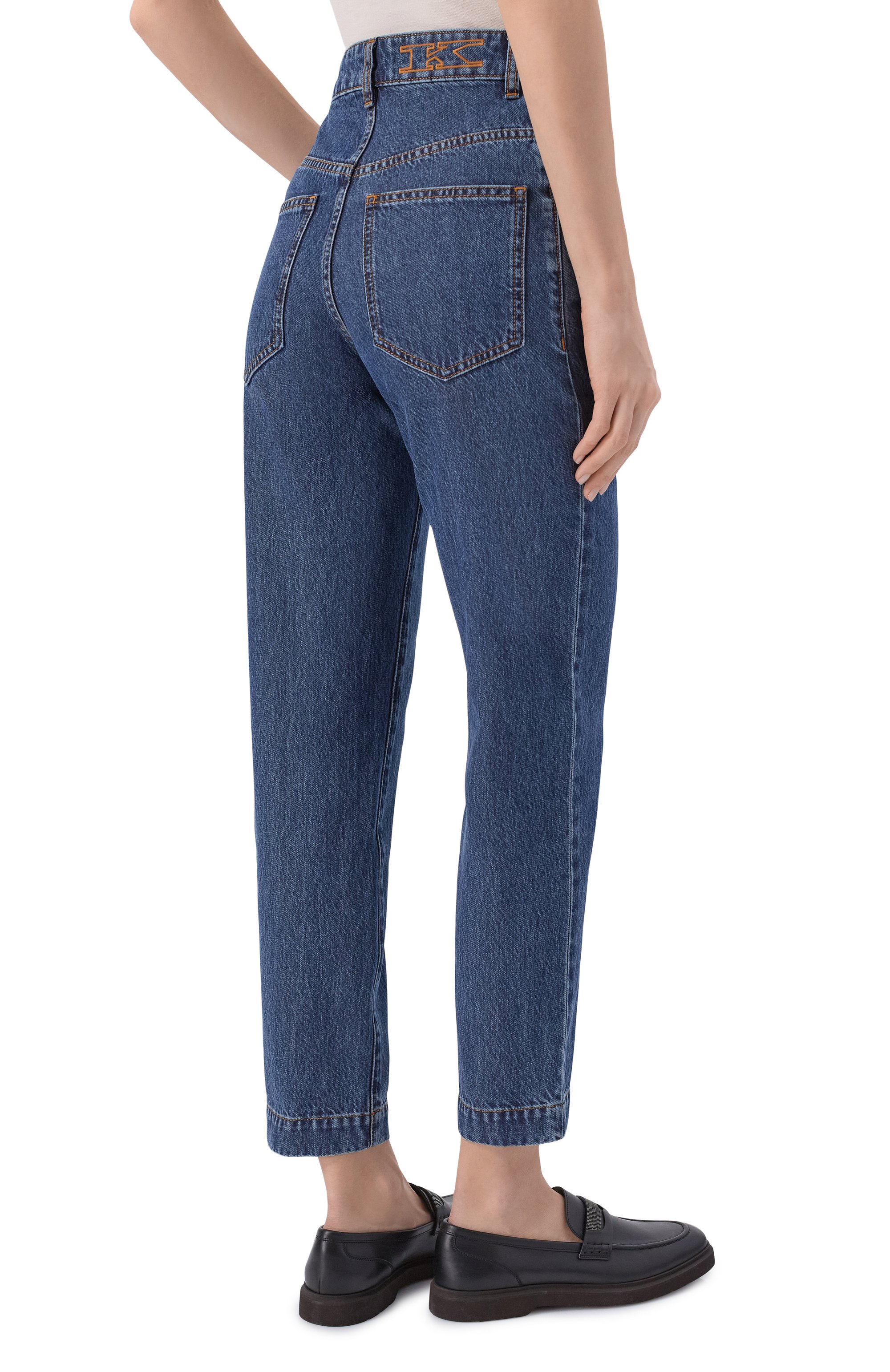 Джинсы KITON синего цвета по цене 153000 руб., арт. DJ56103K0926H, фото 4 Джинсы KITON, арт. DJ56103K0926H, фото 4