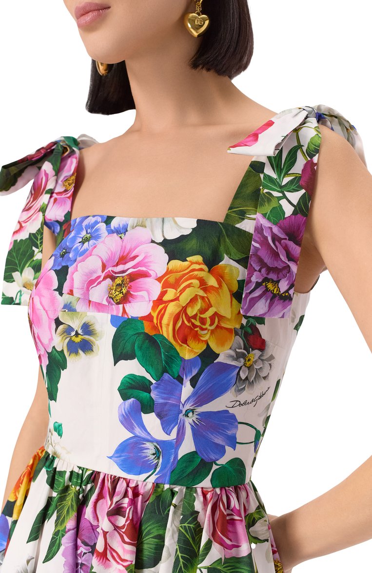 Хлопковое платье DOLCE & GABBANA, арт. F6ZT2T/HS5S6, фото 1