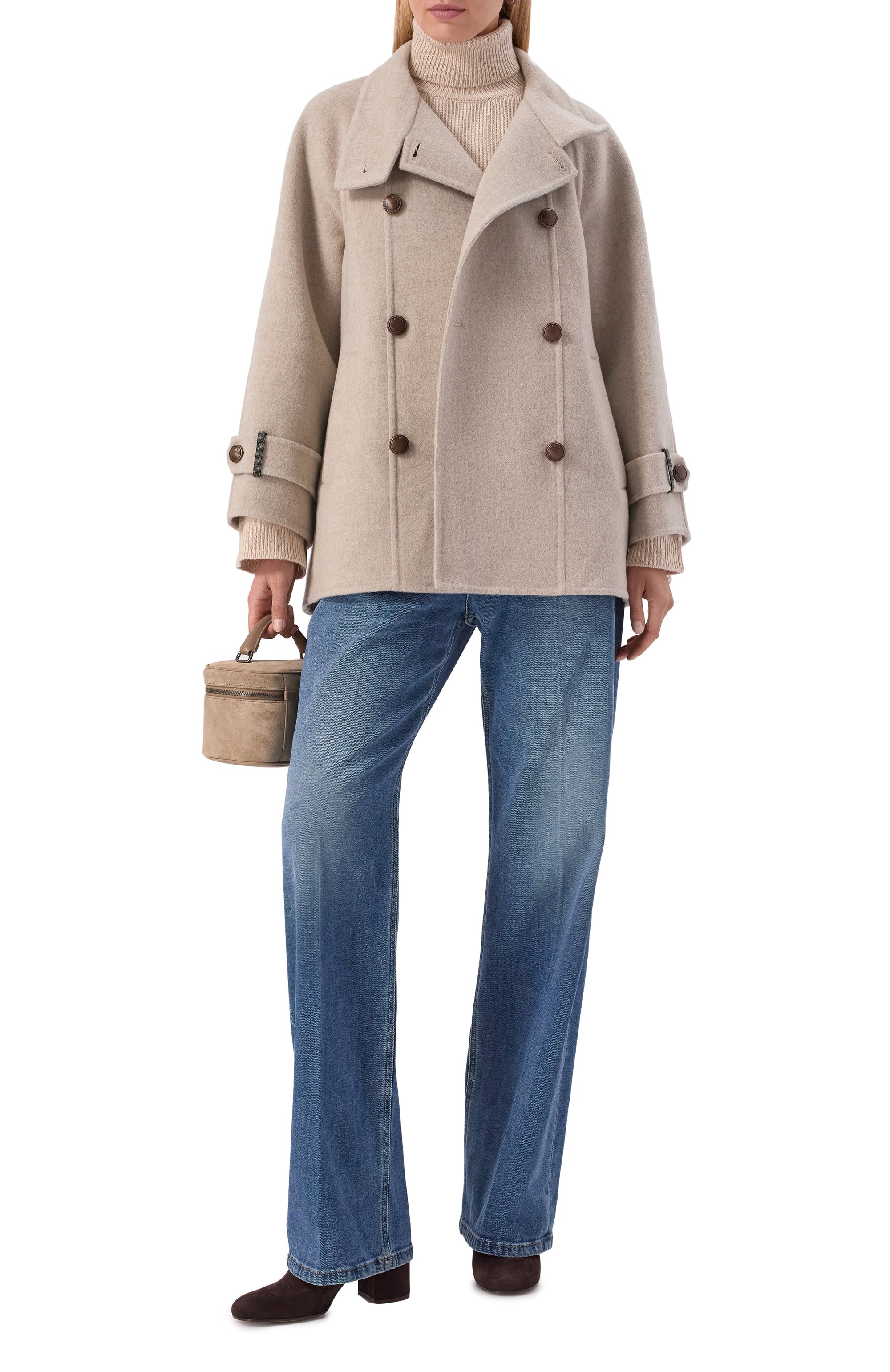 Пальто из шерсти и кашемира BRUNELLO CUCINELLI, арт. MD5327708, фото 2