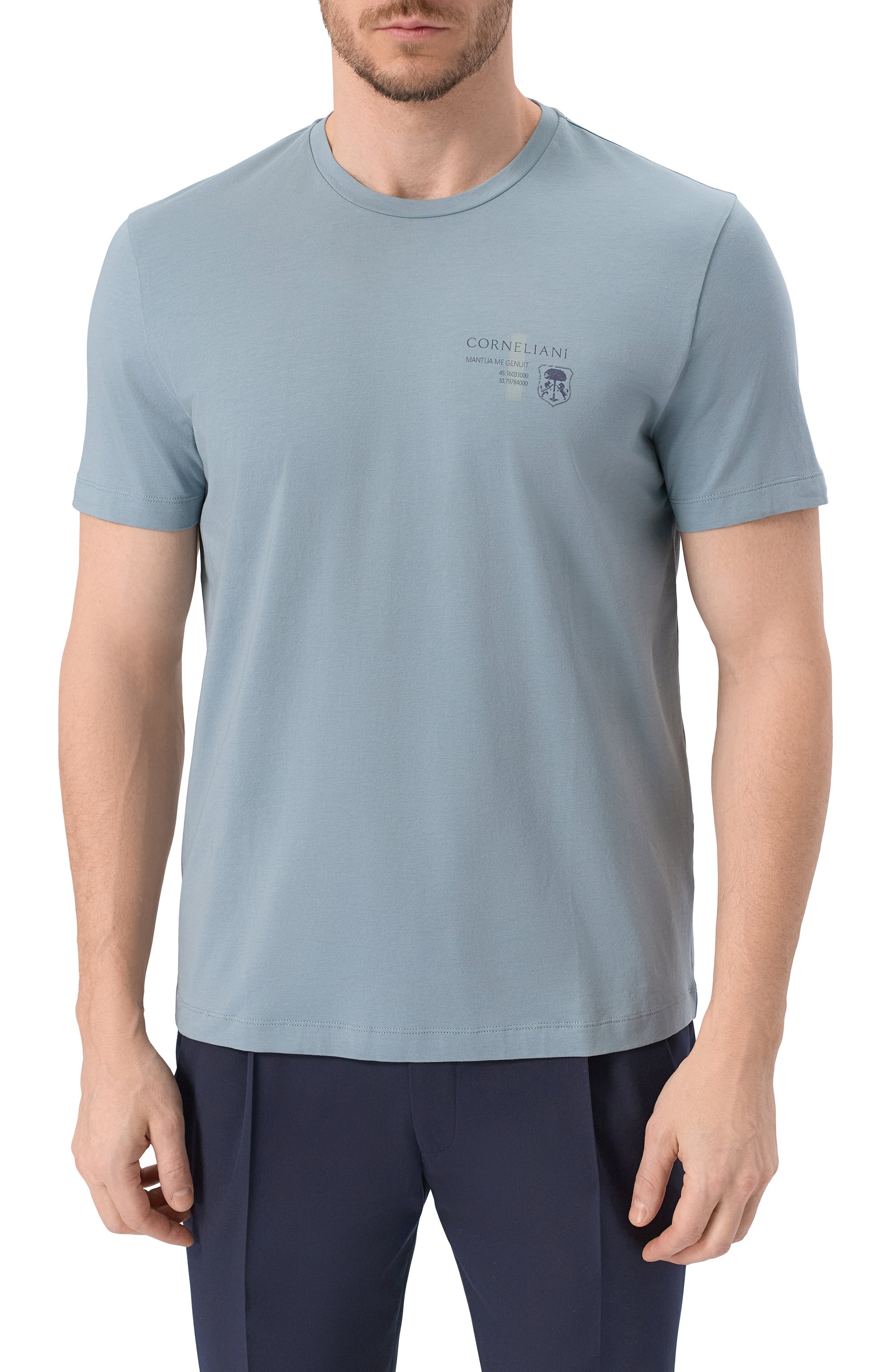 Хлопковая футболка CORNELIANI, арт. 25G580-2525058, фото 3