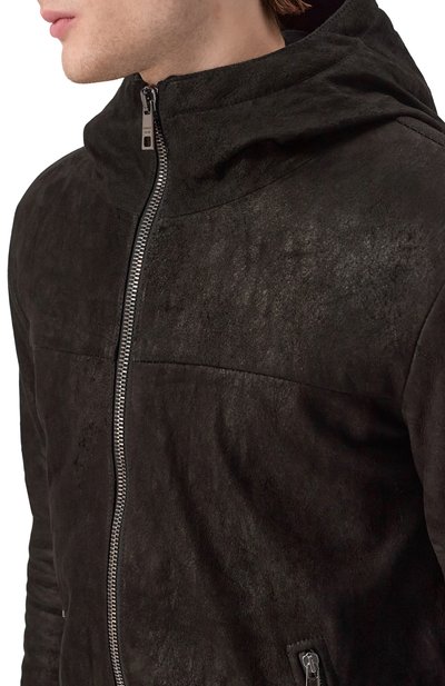 Кожаный бомбер GIORGIO BRATO, арт. GU26F14096NAPSTM, фото 5