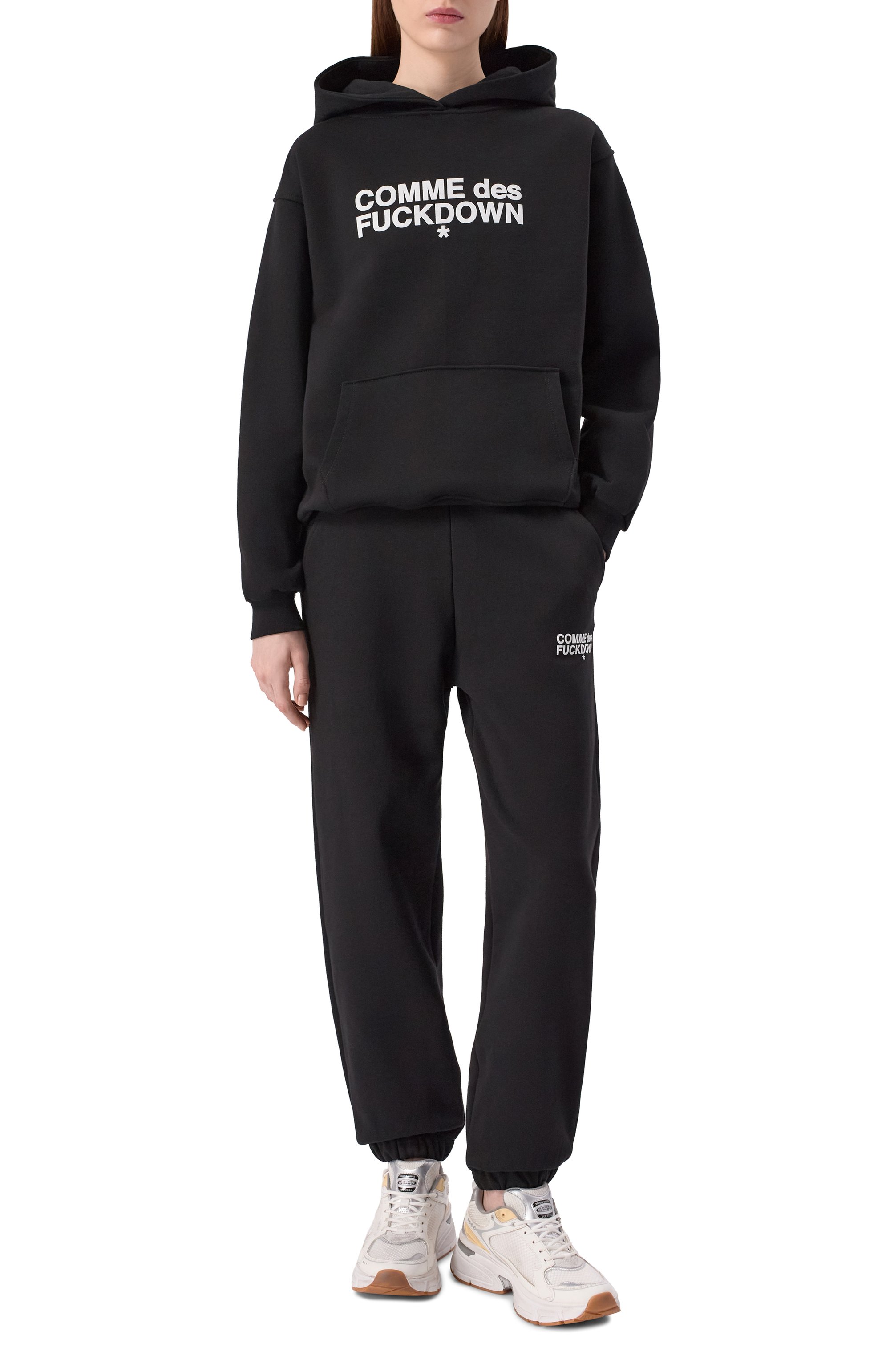 Хлопковые джоггеры COMME DES FUCKDOWN, арт. CFABW01357, фото 2