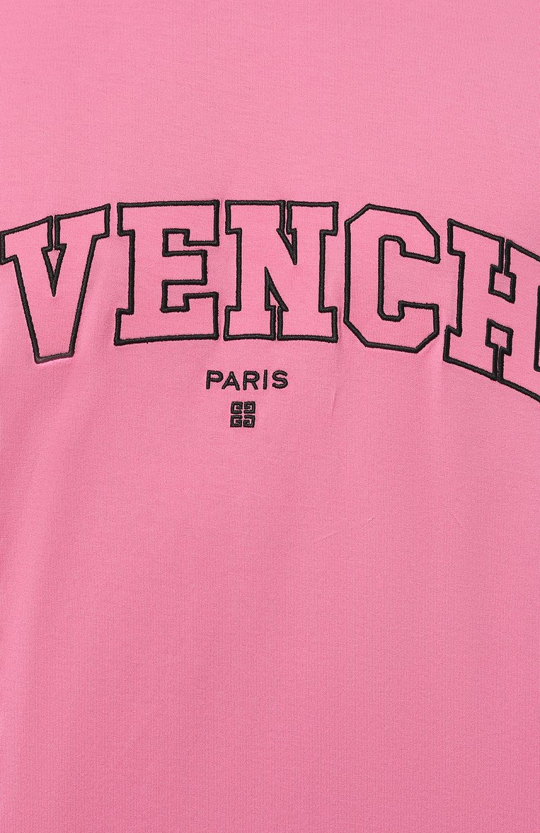 Мужская хлопковая футболка GIVENCHY розового цвета, арт. BM71CW/3Y6B | Фото 5 (Рукава: Короткие; Длина (для топов): Стандартные; Материал внешний: Хлопок; Стили: Спорт-шик; Принт: С принтом; Кросс-КТ: Джерси; Мужское Кросс-КТ: Футболка-одежда)